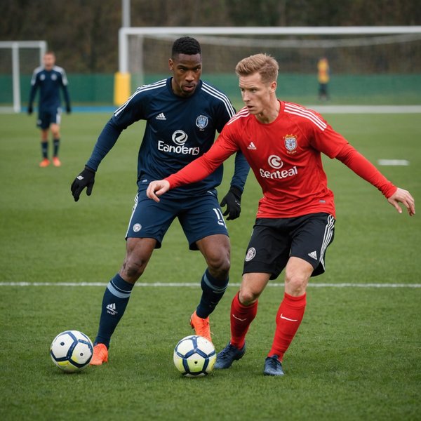 Quel exercice de coordination est adapté pour améliorer le jeu de tête des défenseurs centraux?